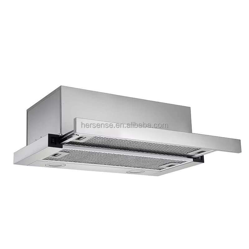 Range Hood Manufacturer - Sleek White Black Household Kitchen Exhaust Island Pull-out Type Under Cabinet Industrial Smoke Hood