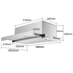 Chimney Manufacturer - European Style for Kitchen Auto Clean Campana Extractora 30"-36" for Apartments Slide Extractor