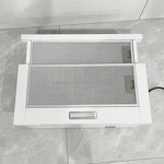 Range Hood Manufacturer - Sleek White Household Kitchen Exhaust Island Pull-out Type Under Cabinet Industrial Smoke Hood