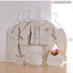 Newborn Gift Box Manufacturer - 40 Combing Combed Cotton Four Seasons 7 Pieces of Clothes
