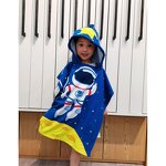 Baby Beach Robe Manufacturer - Wholesale Cartoon Printed Hooded Bath Towel High Water Absorption Cloak for Kids