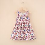 Girls A-line Skirt Manufacturer - Summer Korean Young Children Universal Printed Milk Silk Children's