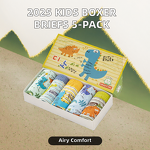 Children's Boxer Underwear Manufacturer - 5pcs Pack Breathable with Cartoon Animal Print