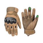 Tactical Gloves Manufacturer - High Quality All Finger Men's Anti Slip Anti-Cutting Anti-Vibration Reinforced Cuff Nylon Microfiber Outdoor