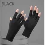 UV Protective Gloves Manufacturer - Half-finger Custom Logo Nails Art Led Lamp Protection Anti UV Radiation Sun for Gel Nails