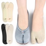 No-show Socks Manufacturer - Women Low Cut Japanese Style 2 Toe Split for Flip Flop Sandal