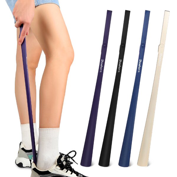 Shoe Horn Manufacturer - Extra Long Handle for Seniors Magnetic Nylon Long Shoe Helper for Men Women Seniors