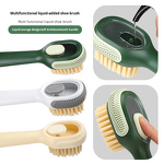 Shoe Cleaning Brush Manufacturer - Liquid Dispenser Laundry Brush for Stains on Clothes Multi Purpose
