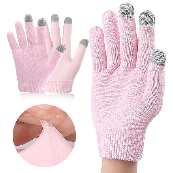 Moisturizing Gel Gloves Manufacturer - Touchscreen Silicone Softening Dry Cracked Hand Skins with Essential Oil Vitamins