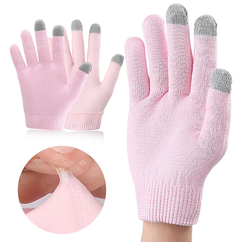 Moisturizing Gel Gloves Manufacturer - Touchscreen Silicone Softening Dry Cracked Hand Skins with Essential Oil Vitamins