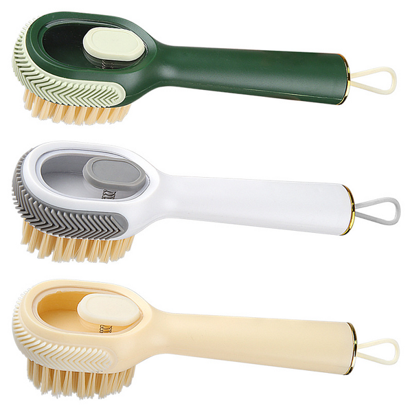 Shoe Cleaning Brush Manufacturer - Liquid Dispenser Laundry Brush for Stains on Clothes Multi Purpose