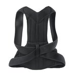 Posture Corrector Manufacturer - Adjustable Upper Back Strap Concealed Unisex Upper Back Shoulder Belt Support Black Universal Set