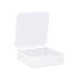 Storage Box Manufacturer - Transparent Plastic Rectangular Flip-Top Small Empty PP for Shoe Care Services Square Accessories Organizing