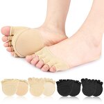 Toe Topper Liner Socks Manufacturer - Sponge Cushion No Show Women's Toeless Half for High Heels Sandals