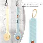 Bath Brush Manufacturer - Long-Handle Soft Bristle Hangable Push-Pull Liquid Dispensing Shower with No Help Needed Back Scrubbing