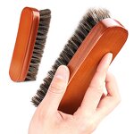 Shoe Shine Brush Manufacturer - Horsehair Horse Hair Bristles Wood Handle for Boots Shoes Leather Care