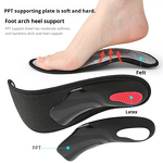 Plantar Fasciitis Insoles Manufacturer - High Arch Support for Men Women Flat Feet Orthotic Insert Work Boot Shoe Insole