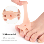 Bunion Toe Separators Manufacturer - for Overlapping Toes Women Men Toe Spacers Bunion Corrector with 2 Loops for Feet Hammer Toe Straightener