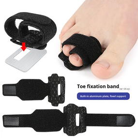 Hammer Toe Corrector Manufacturer - for Women Men Reusable Fabric Wraps for Broken Toes Cushioned Toe Splint for Protection