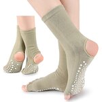 Yoga Socks Manufacturer - Fashion for Women Girls Workout Non-Slip Five Toe Training Dance with Grips