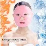 Hot Cold Therapy Face Mask Manufacturer - Reusable Ice Pack Reduce Facial Puff Hot Heat Cold Compress Pack Face SPA for Woman Sleeping