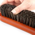 Shoe Shine Brush Manufacturer - Horsehair Horse Hair Bristles Wood Handle for Boots Shoes Leather Care