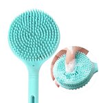 Bath Body Brush Manufacturer - Silicone for Exfoliating Long Handle Shower Soft Bristles Soft Silicone Back Scrubbers