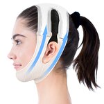 Facial Bandage Manufacturer - Removable Non Slip Silicone Mask Adjustable Pressure V-face Strap for Lifting Double Chin Massage