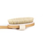 Bathing Brush Manufacturer - Hemu Soft Dry Skin Body Removable Natural Bristles Exfoliating Body Bath