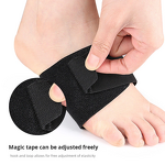 Arch Support Braces Manufacturer - Gel Pads Orthotic for Women Men Adjustable Compression Bands with Removable Arch Support Pads