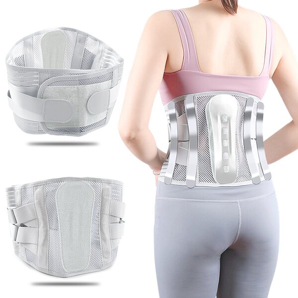 Back Brace Manufacturer - for Lower Back Pain Relief with Bionic Support System Lumbar Support Belt for Women Men with Lumbar Pad