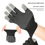Touchscreen Gloves Manufacturer - Lengthened Five-finger for Electronic Musical Instruments Gaming Anti-slip Nylon PVC