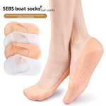 Gel Boat Socks Manufacturer - Porous Breathable Soft Sole Protective Covers for Men Women Height Increasing Insoles for Skin