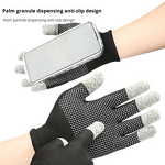 Touchscreen Gloves Manufacturer - Lengthened Five-finger for Electronic Musical Instruments Gaming Anti-slip Nylon PVC