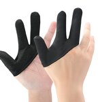 Heat Resistant Gloves Manufacturer - for Hair Styling Curling Wand 3 Finger Reusable Dye Heat Protector