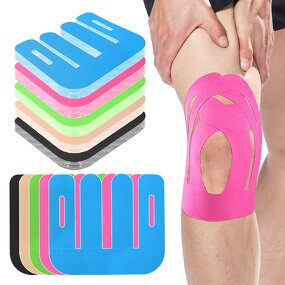 Kinesiology Tape Manufacturer - Precut for Knees Knee Support Stability Knee Pain Relief Athletic Tape