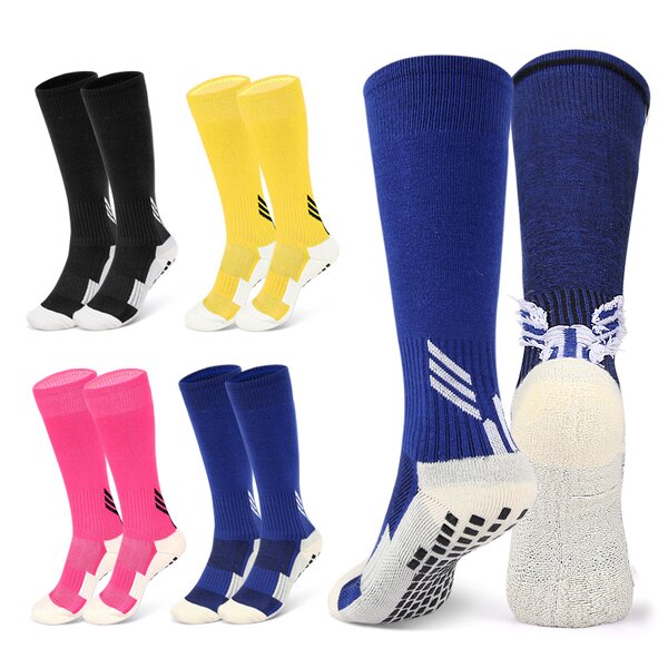 Grip Soccer Socks Manufacturer - Anti Slip Athletic for Football Basketball Sports Non Slip with Grip