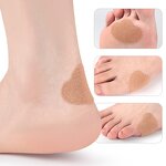 Heel Stickers Manufacturer - Cotton Adhesive Pads Blister Prevention Anti-wear for Feet Fabric Padding Bandages