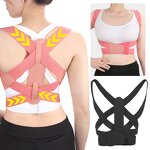 Posture Corrector Manufacturer - for Women Men Adjustable Upper Back Brace for Hunchback Support Upright Back Straightener