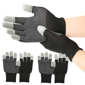 Touchscreen Gloves Manufacturer - Lengthened Five-finger for Electronic Musical Instruments Gaming Anti-slip Nylon PVC