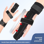 Trigger Finger Splint Manufacturer - Full Hand Wrist Brace Support Adjustable Locking Straightener Straightening Immobilizer Treatment