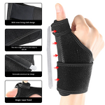 Thumb Brace Manufacturer - & Wrist Brace Thumb Spica Splint for Arthritis Pain Stabilizer with Compression Aluminum Plate Support