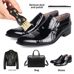 Shoe Brush Manufacturer - Lotus Wood Handle Gourd-Shaped Pig Bristle Wooden Dust Removal for Cream Polish