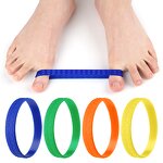 Toe Stretcher Bands Manufacturer - for Bunions Correction Foot Big Toe Spacers Resistance Straightener Loop Bands for Hallux Valgus