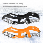 Ice Claw Shoe Covers Manufacturer - 18-Tooth Stainless Steel Anti-Slip Outdoor Snow Climbing Mud Anti-Fall Mountaineering Camping Hiking