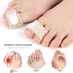 Hammer Toe Corrector Manufacturer - for Women Men Reusable Fabric Buddy Wraps for Broken Toes Cushioned Toe Splint Straightener