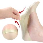 No Show Socks Manufacturer - with Metatarsal Pads Women Nylon Ultra Low Cut Non-Slip Thin Liner Invisible Hidden for Flats