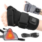 Wrist Heating Pad Manufacturer - Massage for Pain Relief Rechargeable Heated Wrist Brace for Carpal Tunnel Heated Wrist Wrap for Arthritis