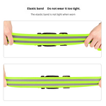 Reflective Belt Manufacturer - or Sash PT Belts Lights Visibility Adjustable Lightweight Tape Vest Waist Straps for Night Running Walking