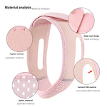 Double Chin Face Bandage Manufacturer - Sleep Anti-Mouth Breathing Strap Nasolabial Fold Tightening Masseter Mask with Closure